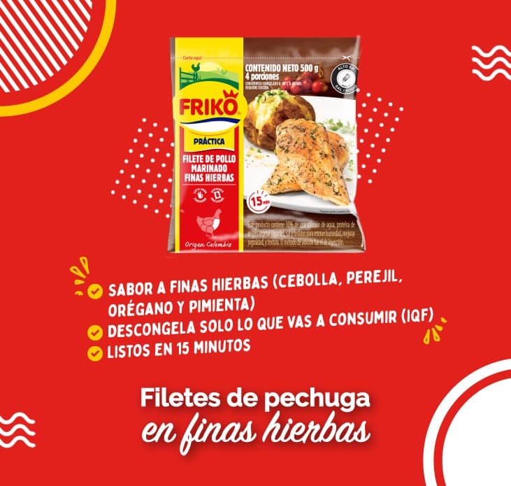 Productos de pollo Friko