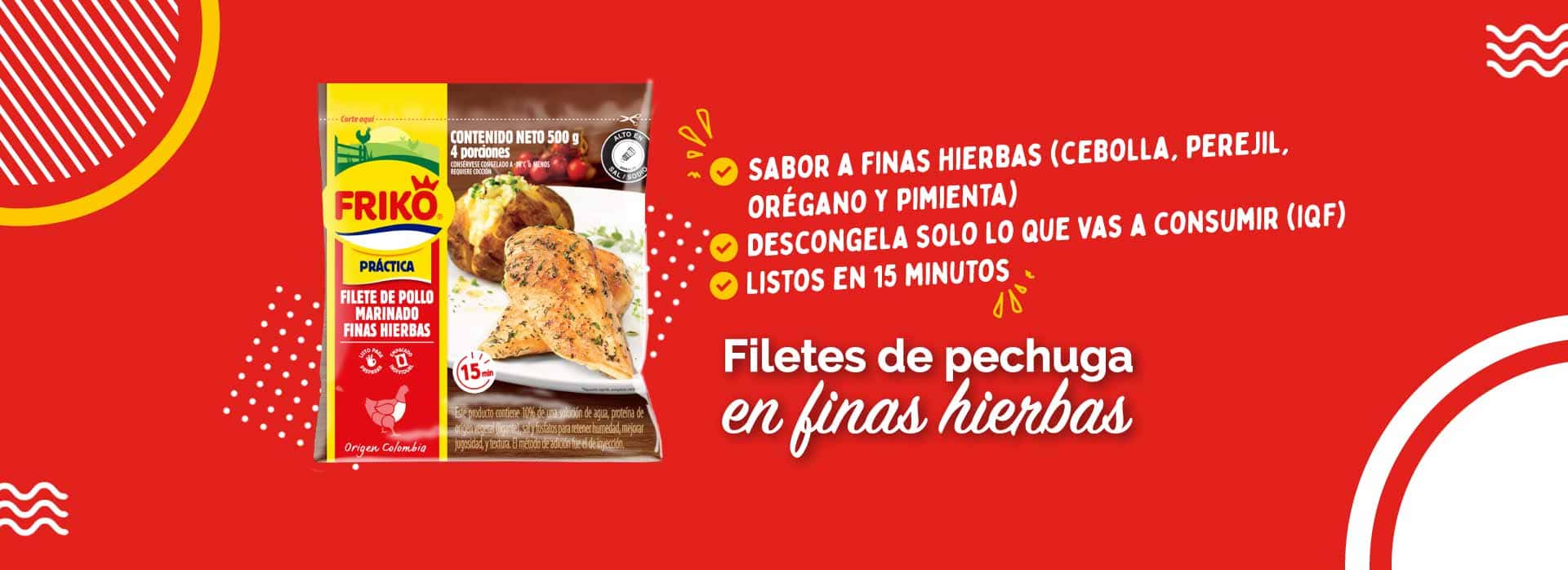 Productos de pollo Friko