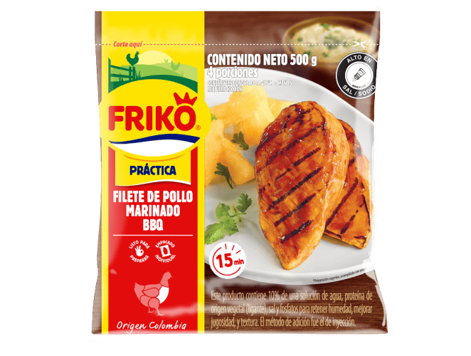 Filete de pollo BBQ Friko