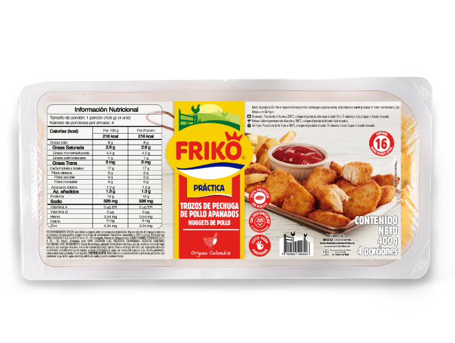 Filetes de pollo friko molidos mexicano