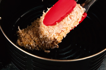 Disfruta Risotto de coliflor y pechuga de pollo desmechada