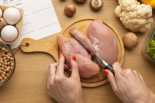 Partes del pollo