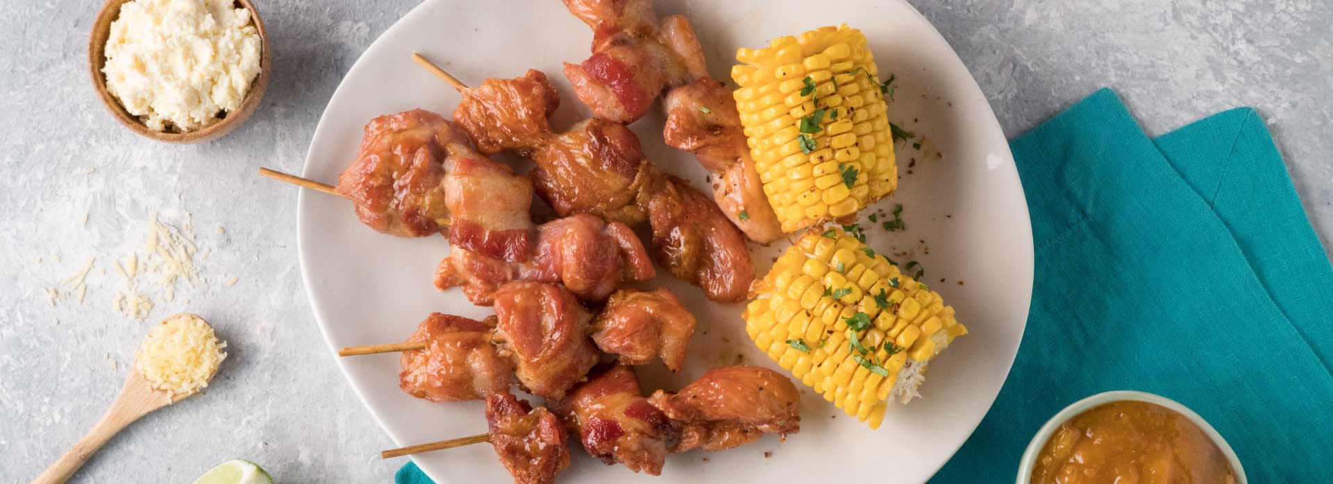 Receta Mini chuzos con confitura de tomate de árbol