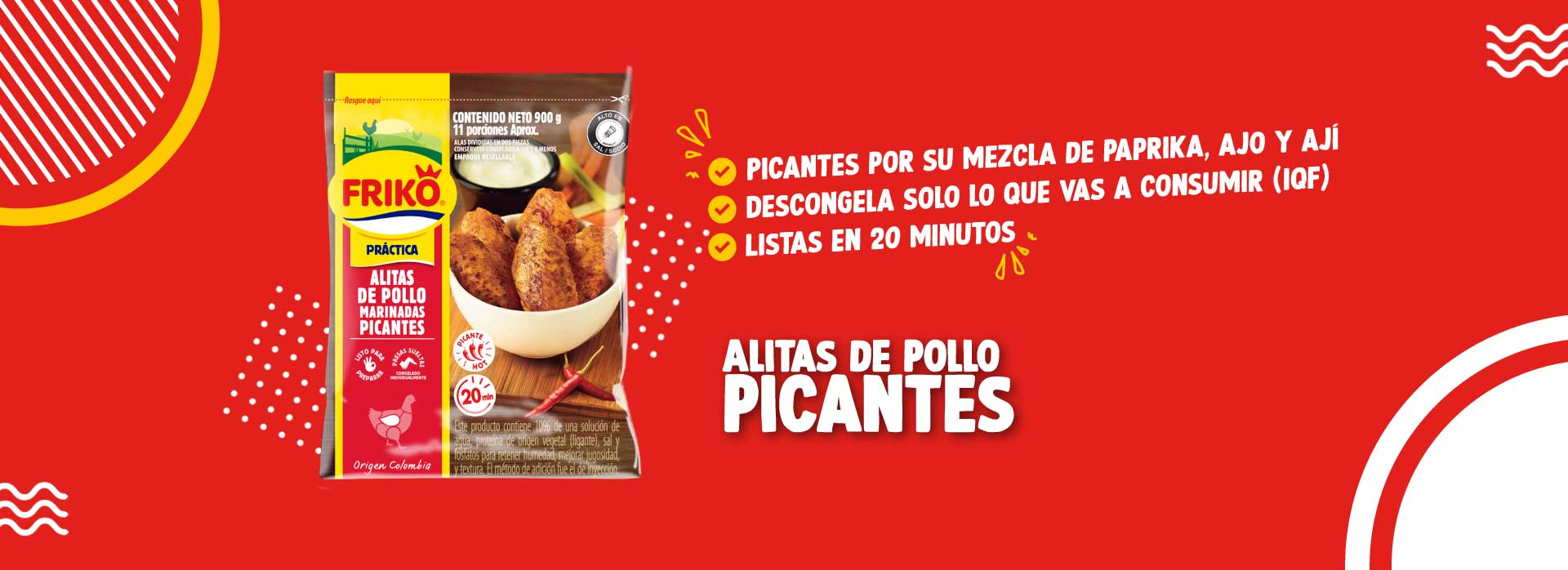 Alitas de Pollo Picantes