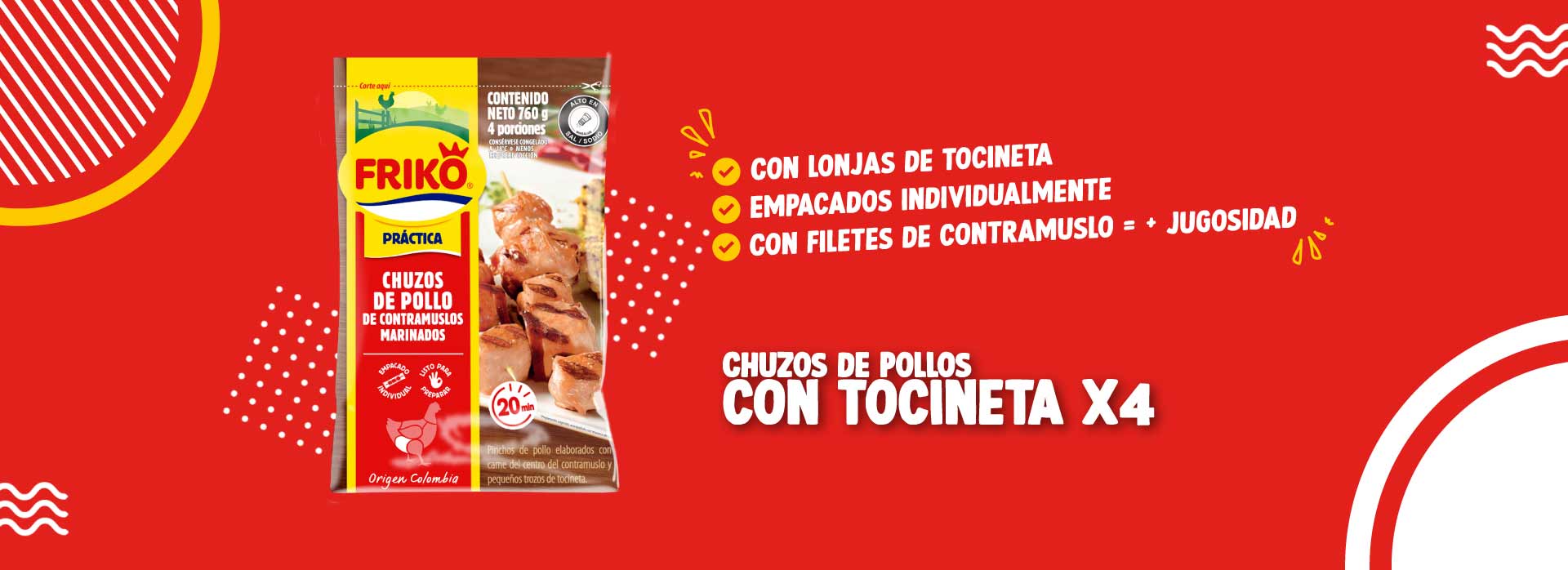 Productos de pollo Friko