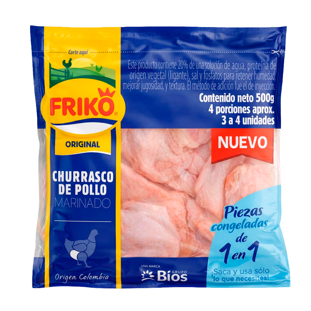 Churrasco de Pollo Friko marinado