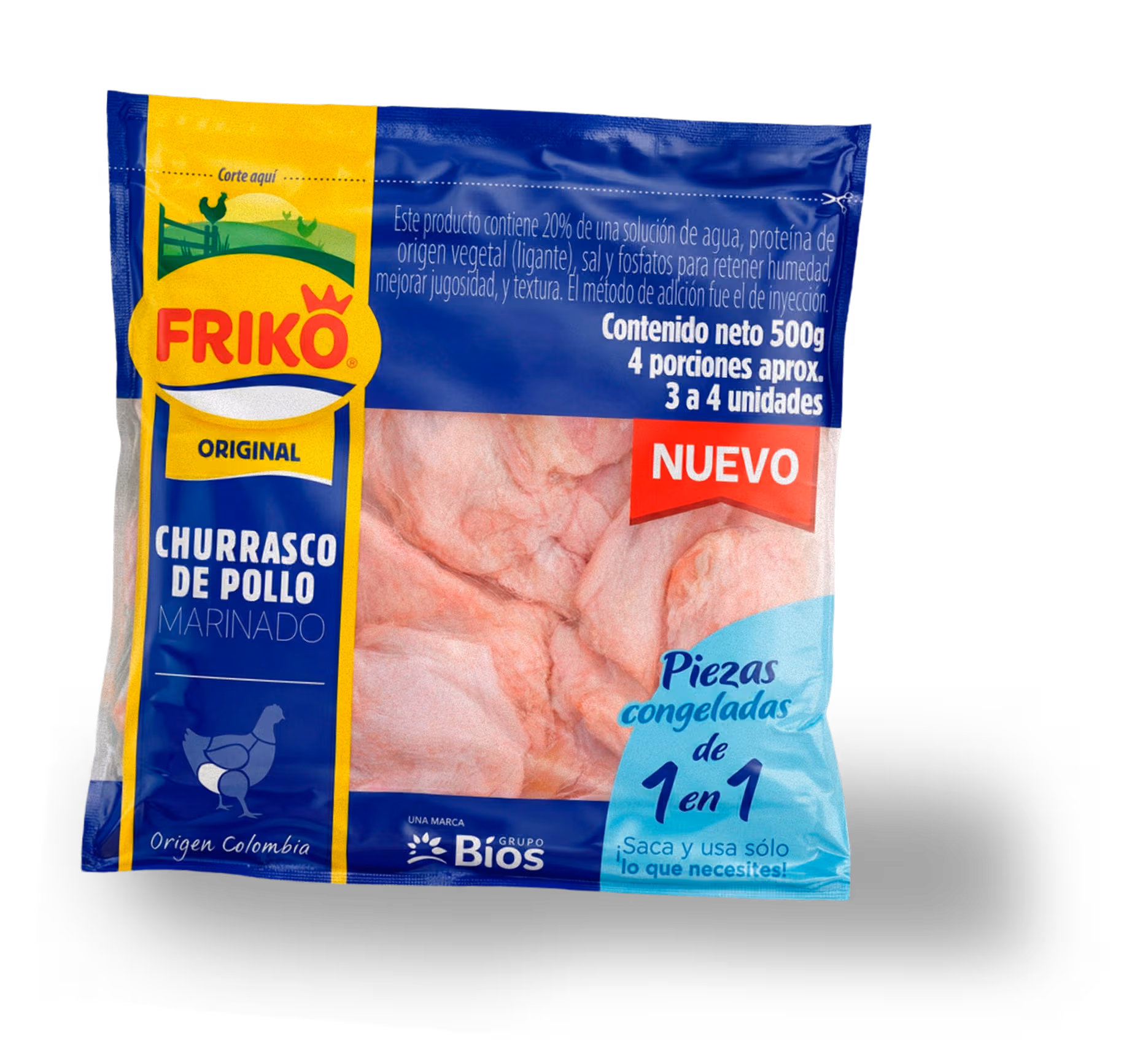 Empaque Churrasco de Pollo Friko