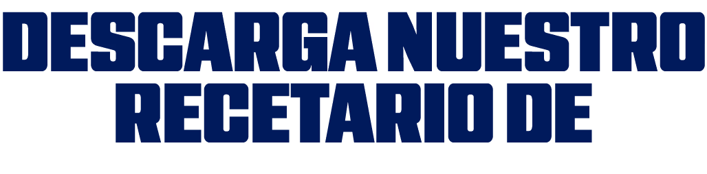 Descarga nuestro recetario de