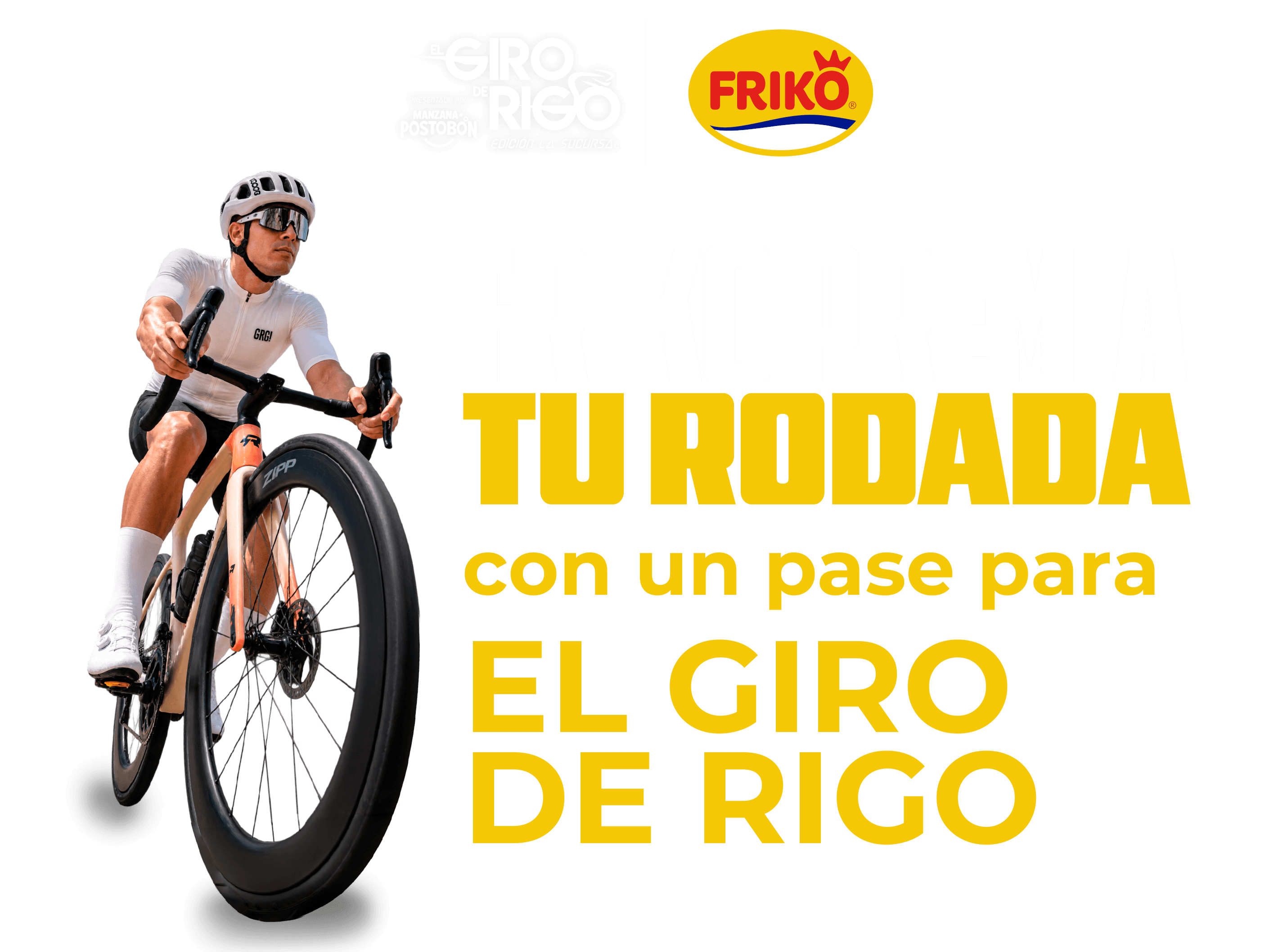 Friko premia tu rodada con un pase para El Giro de Rigo