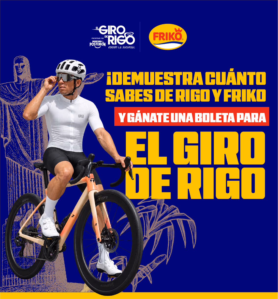 Demuestra cuánto sabes de Rigo y Friko y gánate una boleta para El Giro de Rigo