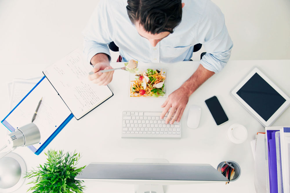 Organizar alimentación en teletrabajo