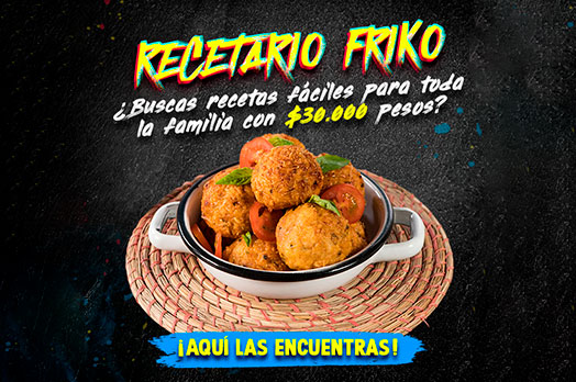 Recetario Friko: 5 opciones de almuerzos para toda la familia practica