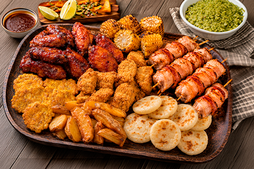 Cómo preparar una picada con pollo para compartir 