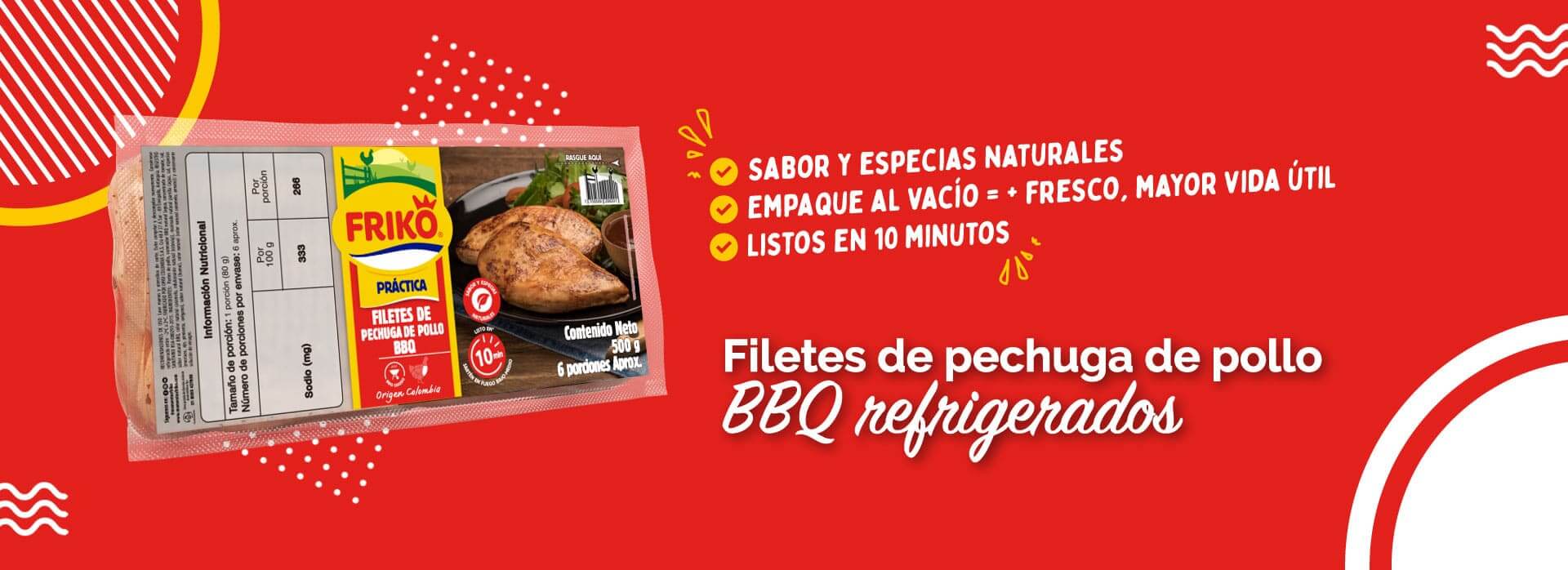 Productos de pollo Friko