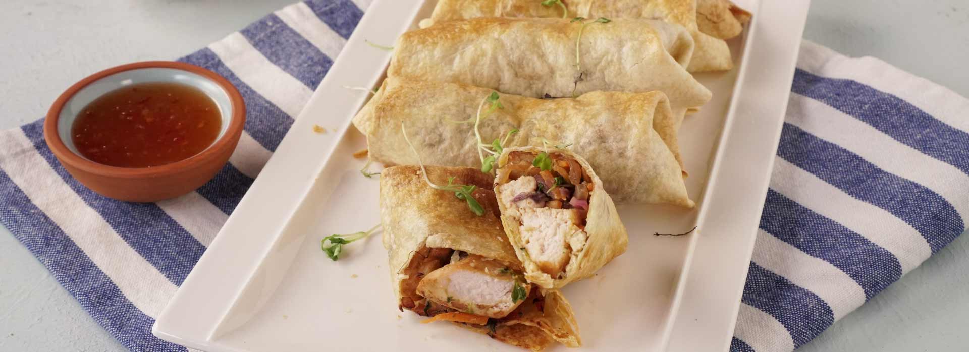 Lumpias fáciles para airfryer