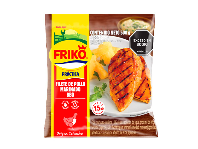 Filete de pollo BBQ Friko