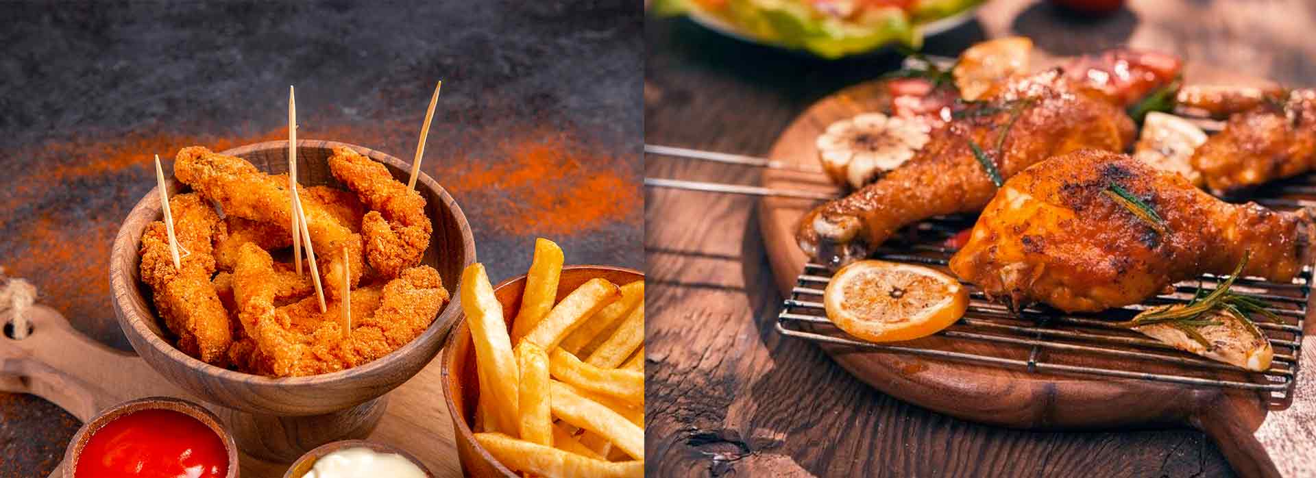 snacks con pollo