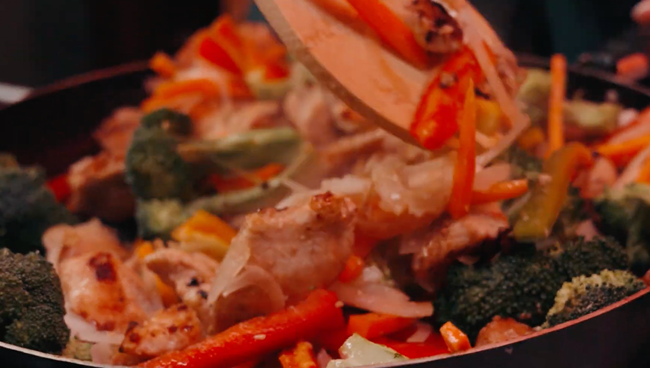 Chop Suey con Filetes de pollo Friko