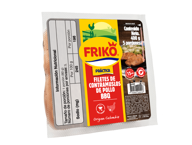 Filete de contramuslo BBQ Friko