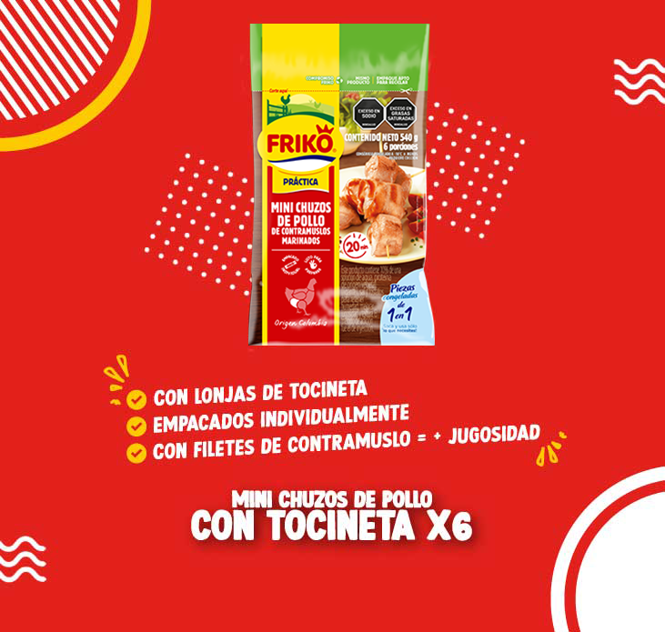 Mini Chuzos de pollo