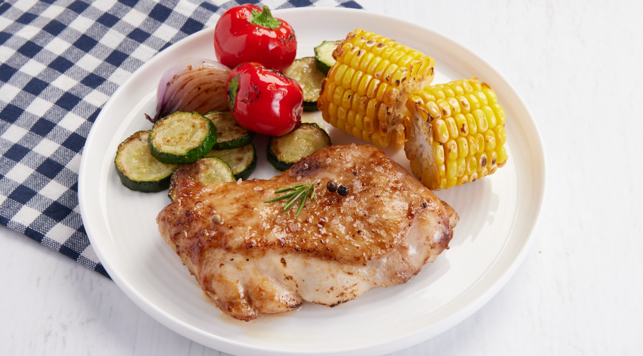 Churrasco de pollo marinado