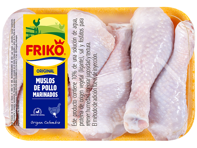 Muslos de pollo marinados 