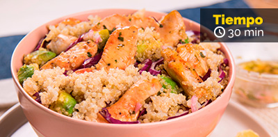 Ensalada de pollo Friko y quinua