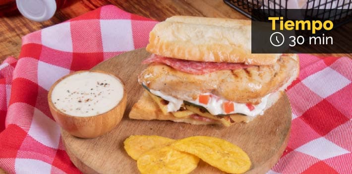 Receta Sandwich de picnic con Friko