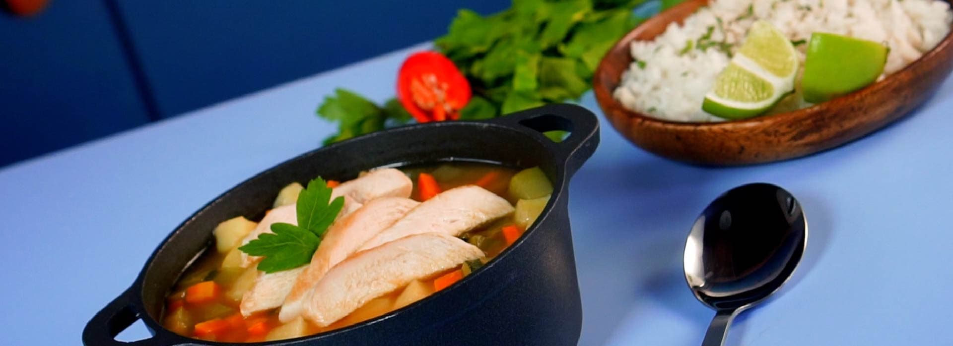 Receta Sopa de verduras con pollo