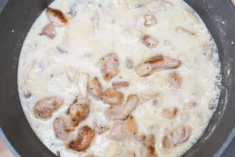 Receta de Stroganoff de pollo