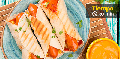 Receta Burrito con Chorizo Friko