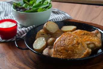 Receta de Garbanzos y pollo Friko