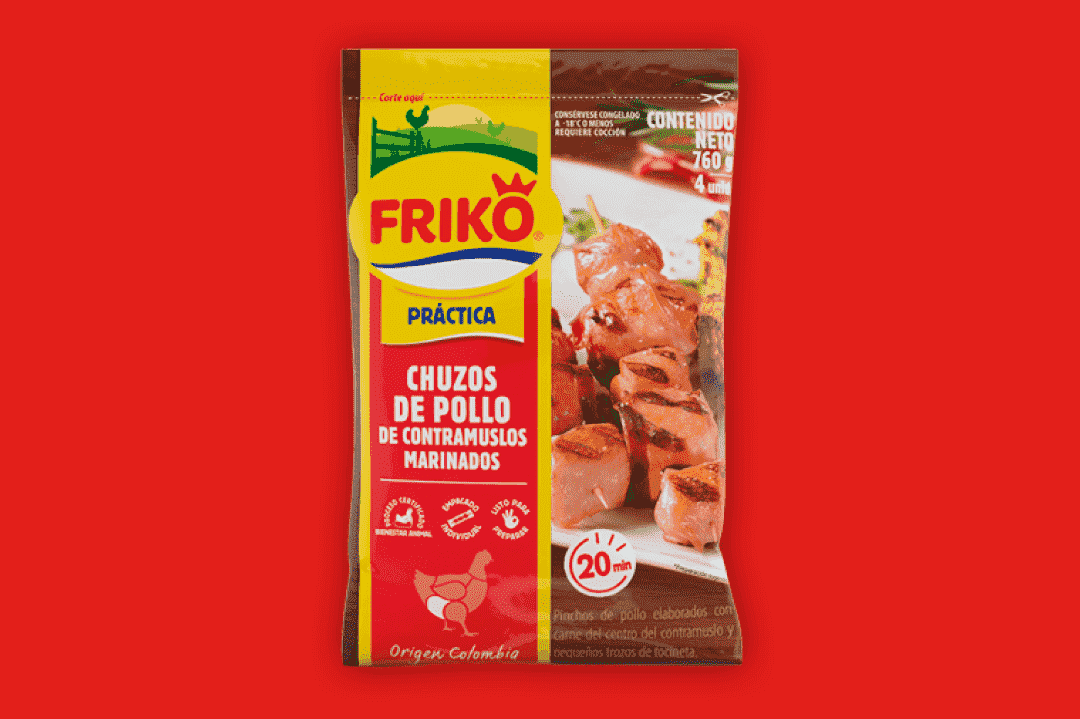 Chuzos de pollo Friko